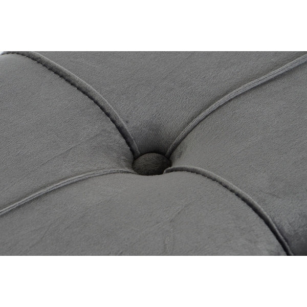 Banc DKD Home Decor Or Gris* Métal 120 x 40 x 45 cm