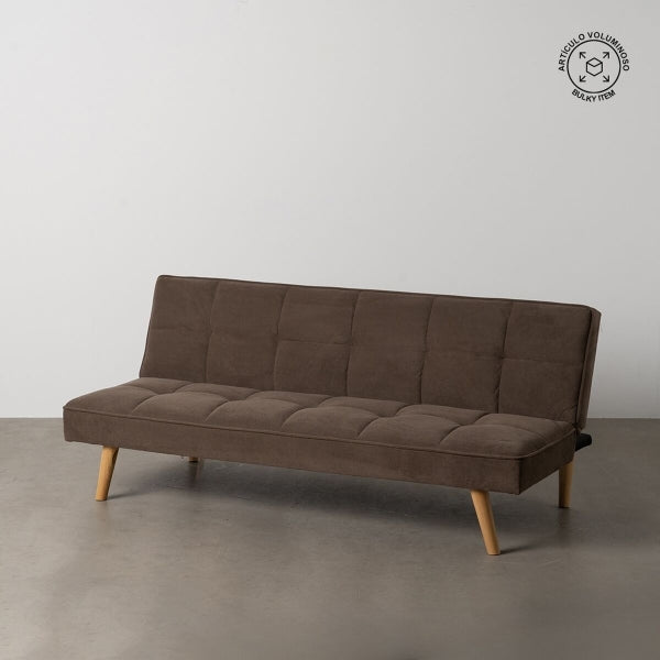 Extendable sofa Gray Brown 175 x 84 x 73 cm