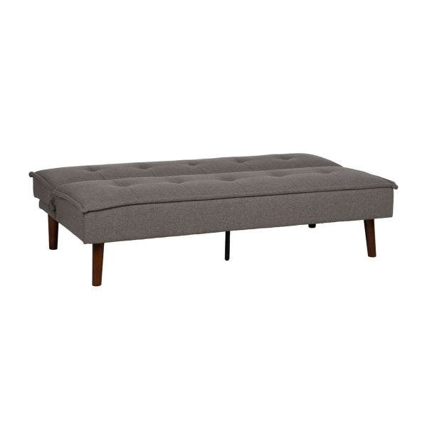 Sofá-cama Preto Cinzento 181 x 102 x 85 cm