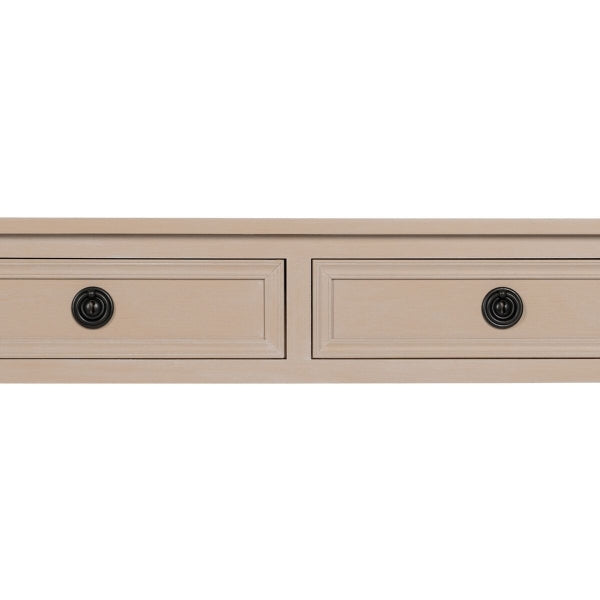 Console Bois de pin blanc Bois MDF 90 x 30 x 81 cm