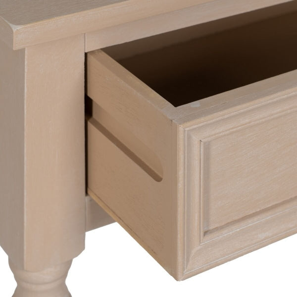 Console Bois de pin blanc Bois MDF 90 x 30 x 81 cm