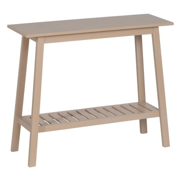 Console White pine wood MDF wood 90 x 32 x 75 cm