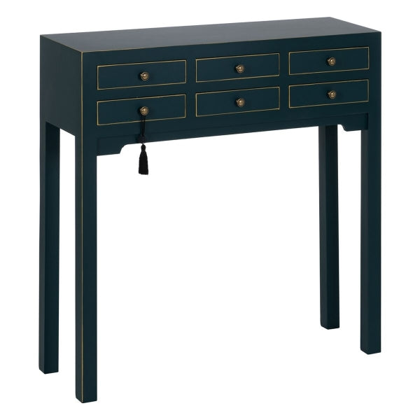 Console Bleu Bois de sapin Bois MDF 85 x 26 x 85 cm