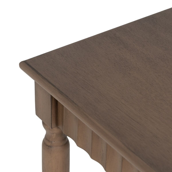 Console Bois de pin brun Bois MDF 71 x 30 x 71 cm