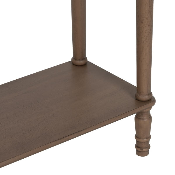 Console Brown pine wood MDF wood 71 x 30 x 71 cm