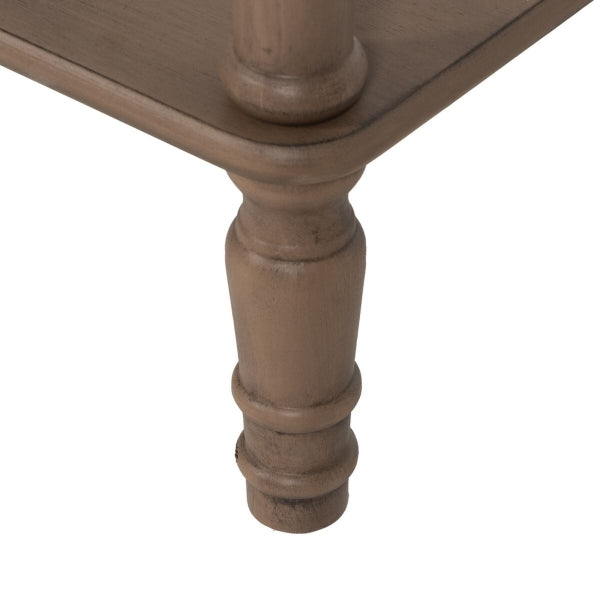 Console Bois de pin brun Bois MDF 71 x 30 x 71 cm