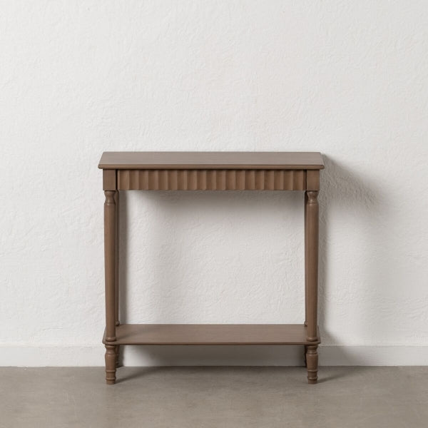 Console Bois de pin brun Bois MDF 71 x 30 x 71 cm