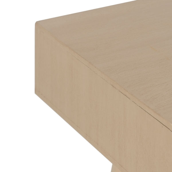 Consola Madeira de pinho natural Madeira MDF 90 x 35 x 75 cm