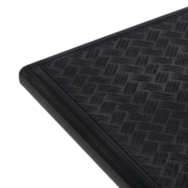 Consola Preto Madeira natural Ferro Madeira MDF 120 x 38 x 81 cm