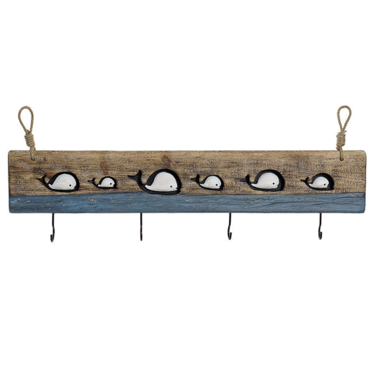 Wall hanger DKD Home Decor Distressed finish Metal Wood (85 x 4 x 33 cm)