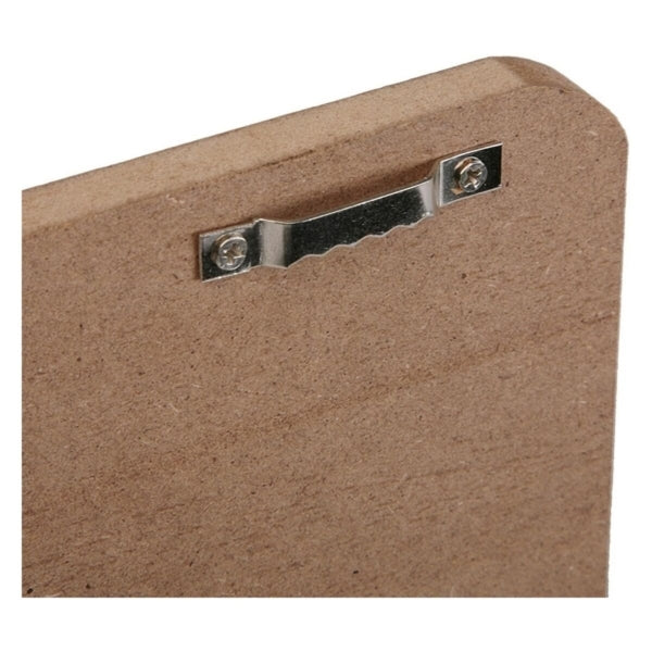 Percha de pared de madera MDF (4,5 x 10 x 48 cm)