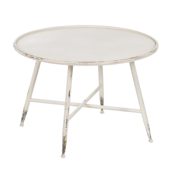 Cream Coffee Table 75 x 75 x 50 cm