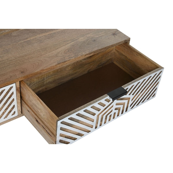 Coffee table Home ESPRIT White Mango wood 115 x 60 x 40 cm