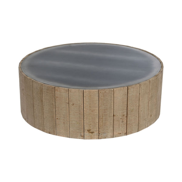 Mesa de centro Home ESPRIT Madeira de abeto MDF 90 x 90 x 30 cm