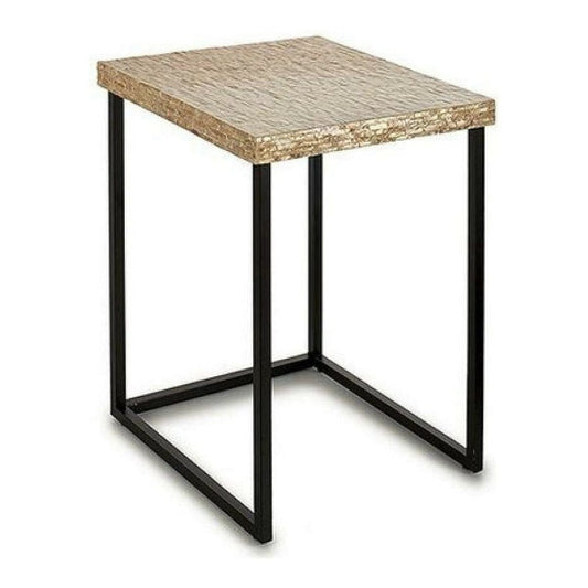 Table d'appoint White Beige Gold* Metal Pearl 47 x 62 x 47 cm