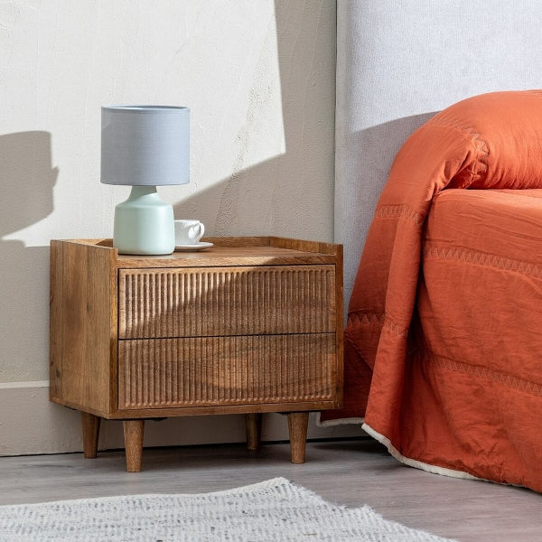 Side table APRICOT Natural Mango wood 45 x 30 x 40 cm