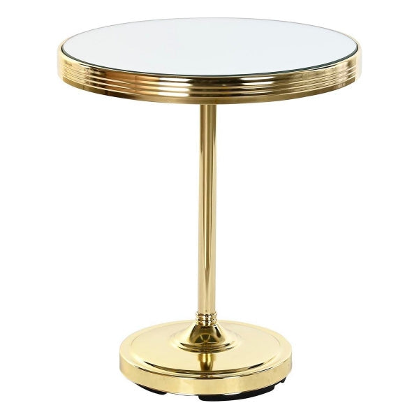 Side table DKD Home Decor Mirror Gold* Brass (42.5 x 42.5 x 49 cm)