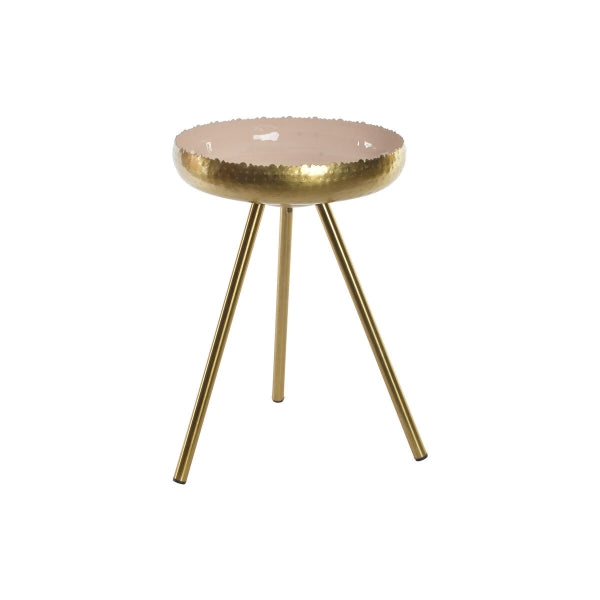 Table d'appoint DKD Home Decor Aluminium laqué Rose Gold* (43 x 43 x 61 cm)