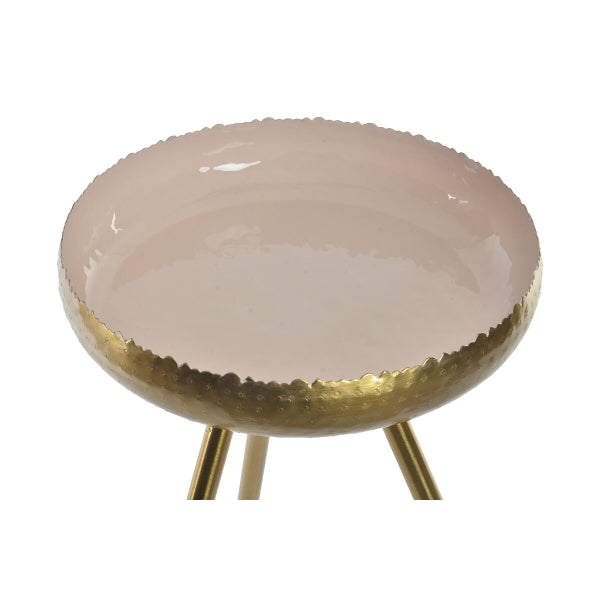 Table d'appoint DKD Home Decor Aluminium laqué Rose Gold* (43 x 43 x 61 cm)