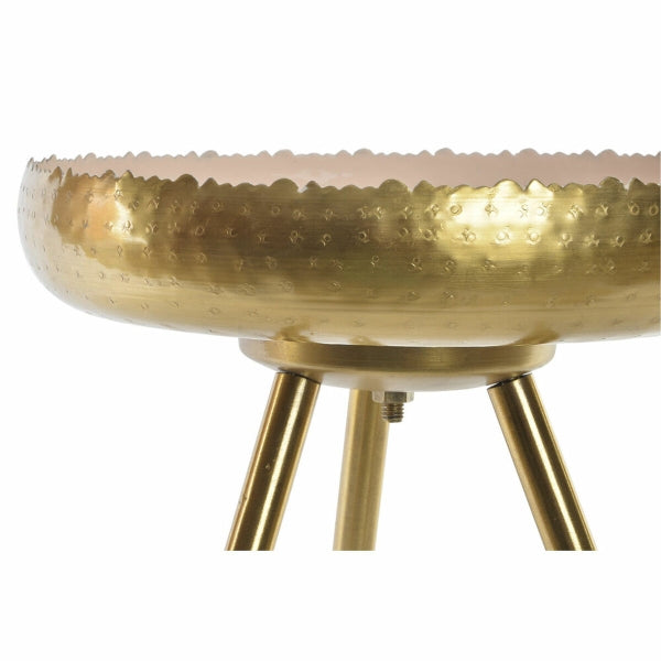 Table d'appoint DKD Home Decor Aluminium laqué Rose Gold* (43 x 43 x 61 cm)