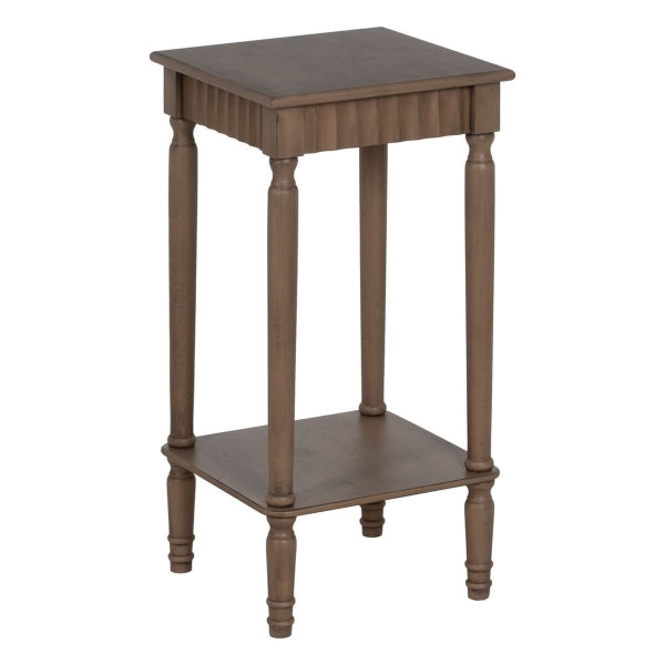 Brown side table 36 x 36 x 71 cm