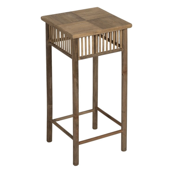 Side table Natural Bamboo 22.5 x 22.5 x 50 cm 32.5 x 32.5 x 70 cm 2 Pieces (2 Units)