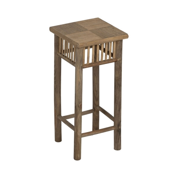 Side table Natural Bamboo 22.5 x 22.5 x 50 cm 32.5 x 32.5 x 70 cm 2 Pieces (2 Units)