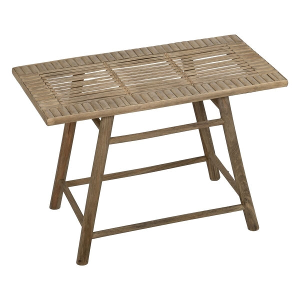 Table d'appoint Bambou naturel 60 x 32 x 41 cm 42 x 21,5 x 32 cm 2 Pièces (2 Unités)