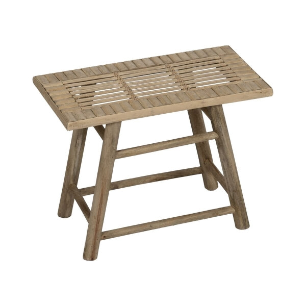 Table d'appoint Bambou naturel 60 x 32 x 41 cm 42 x 21,5 x 32 cm 2 Pièces (2 Unités)