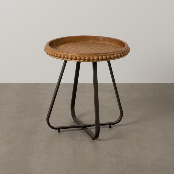 Table d'appoint Black Natural 52 x 52 x 54,5 cm