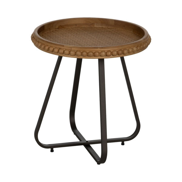 Table d'appoint Black Natural 52 x 52 x 54,5 cm