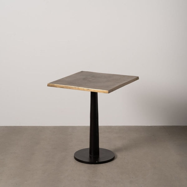 Side table Black Natural 60 x 60 x 73 cm