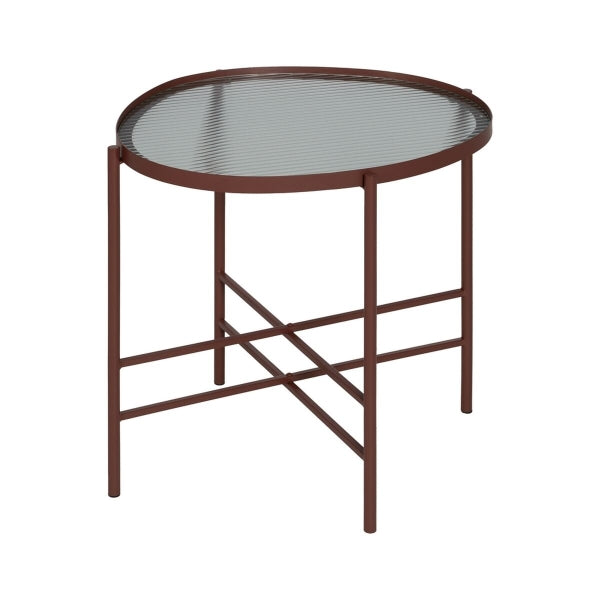 Side table Tile Glass Iron 55 x 47 x 54 cm