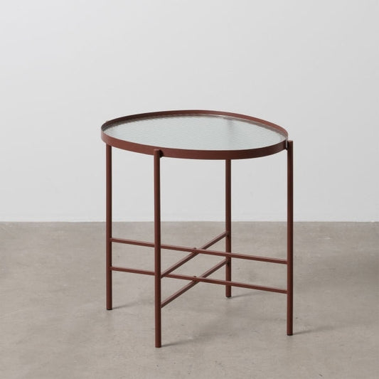 Side table Tile Glass Iron 55 x 47 x 54 cm