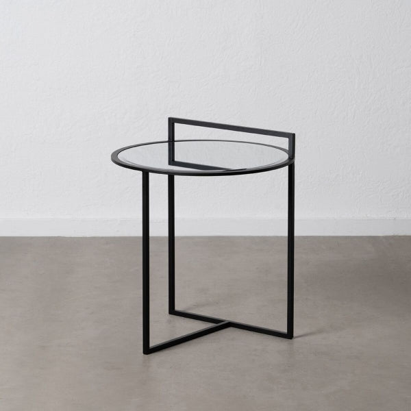 Table d'appoint Miroir en fer noir 59 x 59 x 67,5 cm