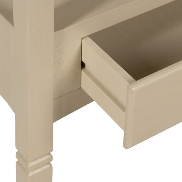 Furniture for Hall with Drawers Cream 90 x 33 x 75 cm