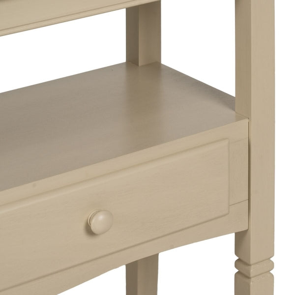 Mueble para Recibidor con Cajones Crema 90 x 33 x 75 cm