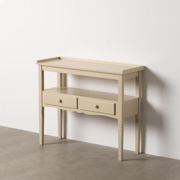 Furniture for Hall with Drawers Cream 90 x 33 x 75 cm