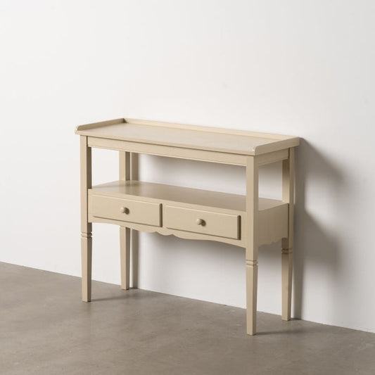 Furniture for Hall with Drawers Cream 90 x 33 x 75 cm