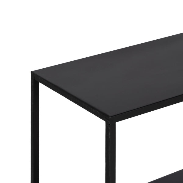 Mueble para Hall 100 x 26 x 75 cm Metal Negro