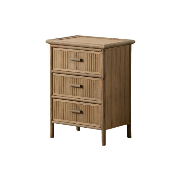 Natural Bamboo bedside table 48 x 36 x 66 cm