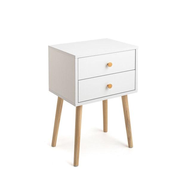 Vinthera Moa bedside table White Plastic 40 x 30 x 62.5cm