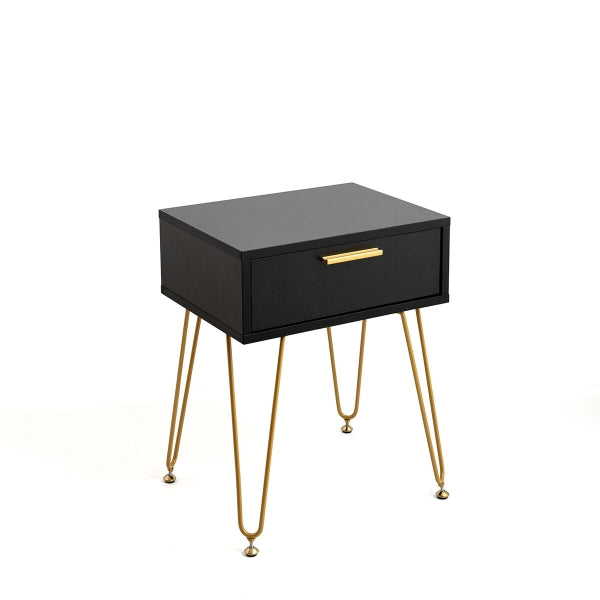 Vinthera Moa Nightstand Black Plastic 40 x 30 x 50 cm