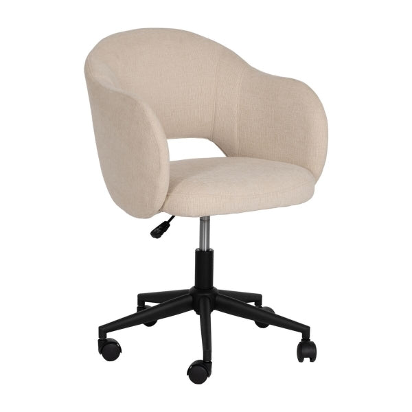 Black Cream Office Chair 56 x 56 x 85 cm