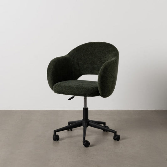 Black Green Office Chair 56 x 56 x 85 cm