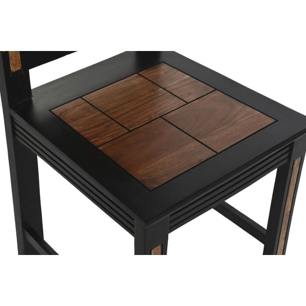 Silla de comedor DKD Home Decor Acacia Marrón Oscuro (42 x 47 x 102 cm)