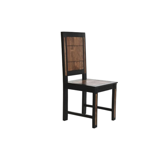 Silla de comedor DKD Home Decor Acacia Marrón Oscuro (42 x 47 x 102 cm)