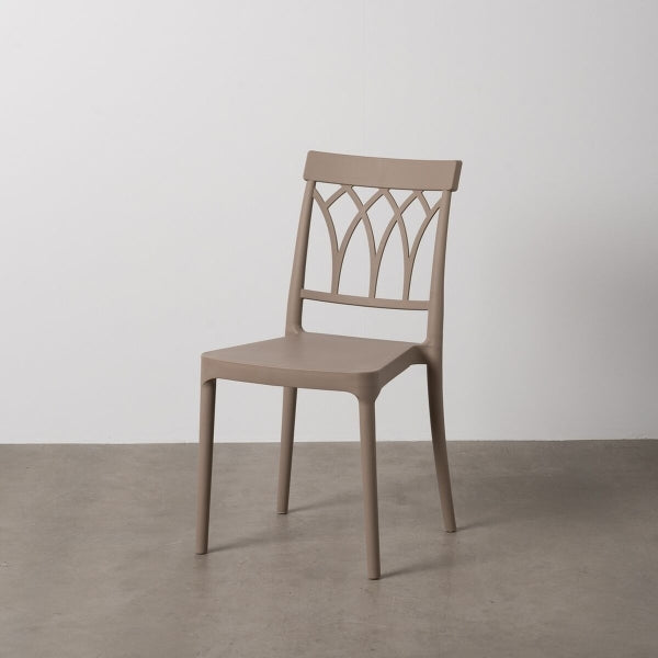 Brown Gray Dining Chair 42 x 54 x 83 cm