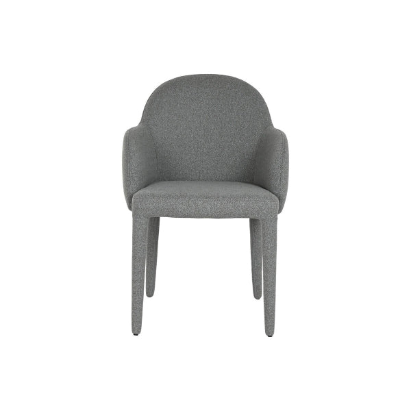 Living room chair Home ESPRIT Gray Polyester Metal 59 X 63 X 86 cm