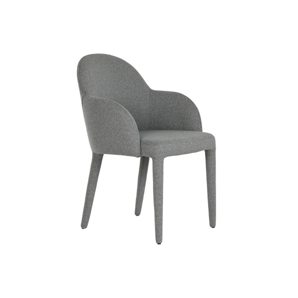 Chaise de salon Home ESPRIT Gris Polyester Métal 59 X 63 X 86 cm